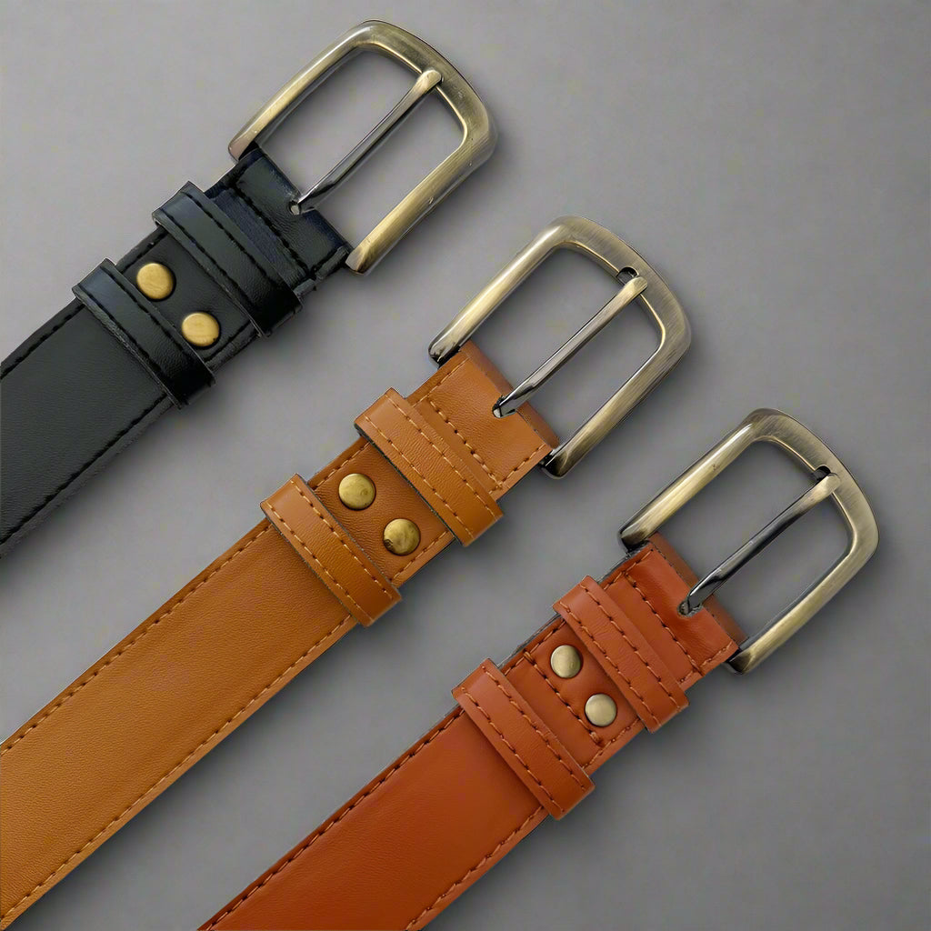 ASA: Vegan Leather Belt in 3 Colours