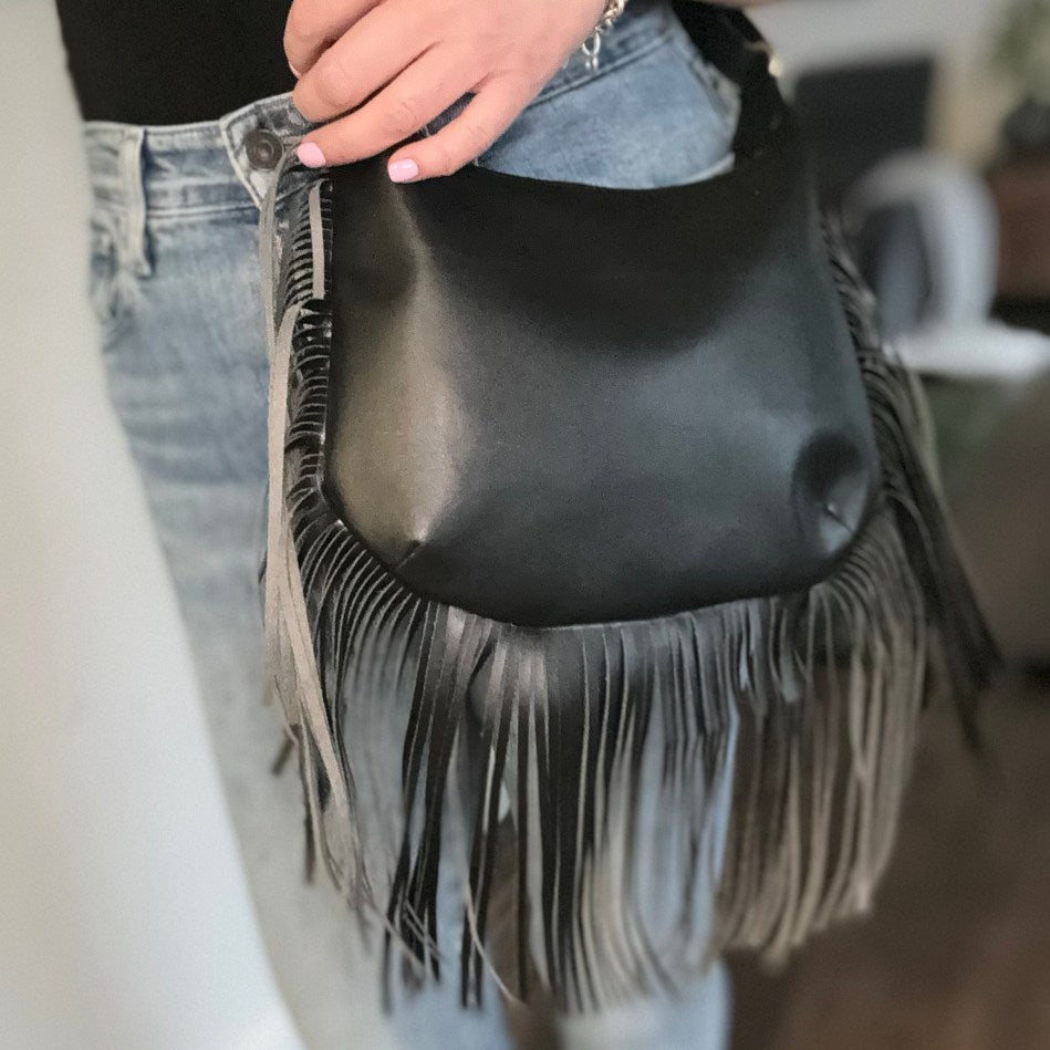 JESSICA Fringed bag - Small
