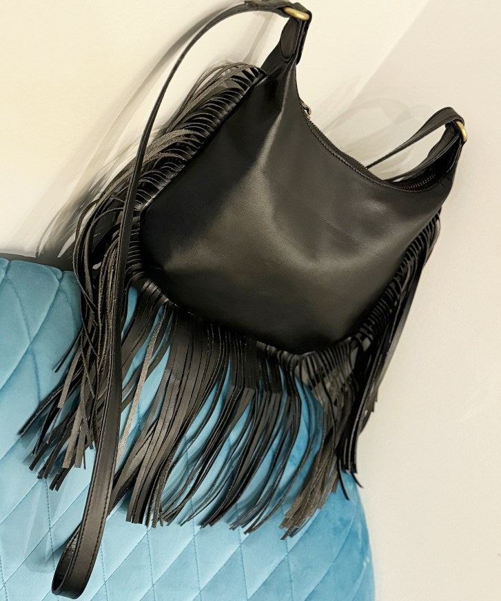 JESSICA Fringed bag - Small