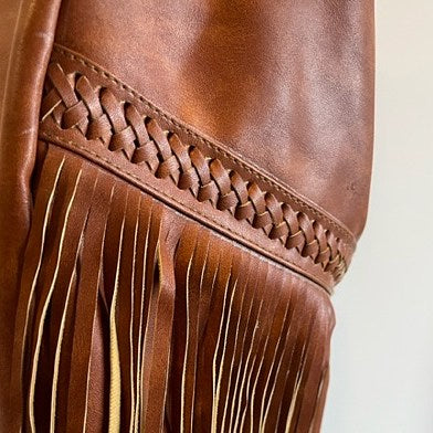 ADALITA Handmade Bag in Tan Brown Vegan Eco Leather