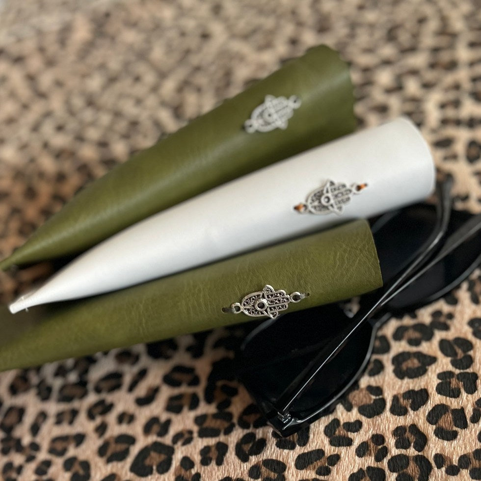 AHIMSA Handmade Sunglass case in vegan leather