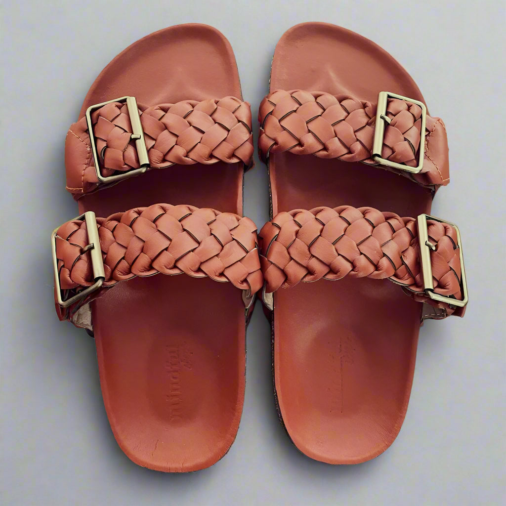 MILEY: Vegan Leather Slide Sandals