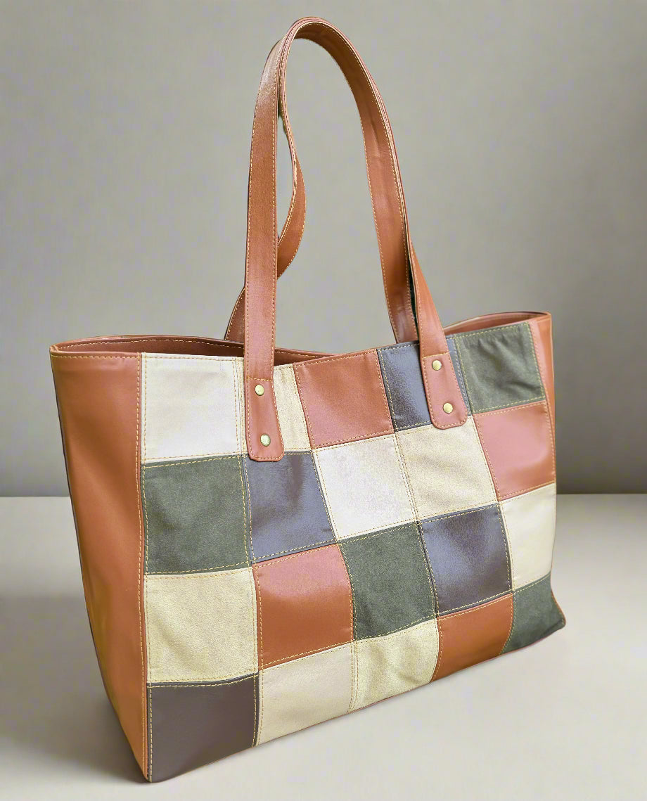patchwork bag large