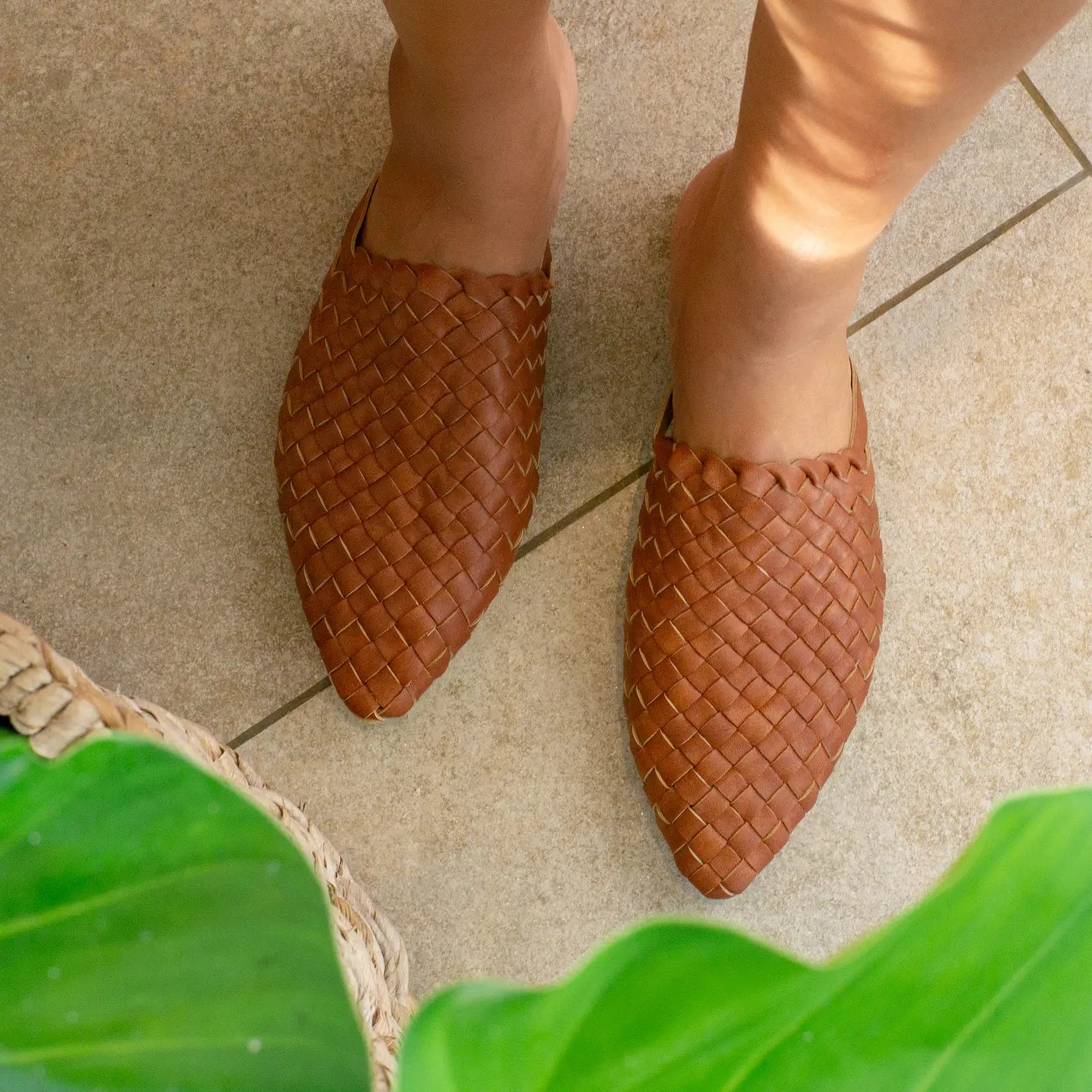 Vegan 2025 leather mules