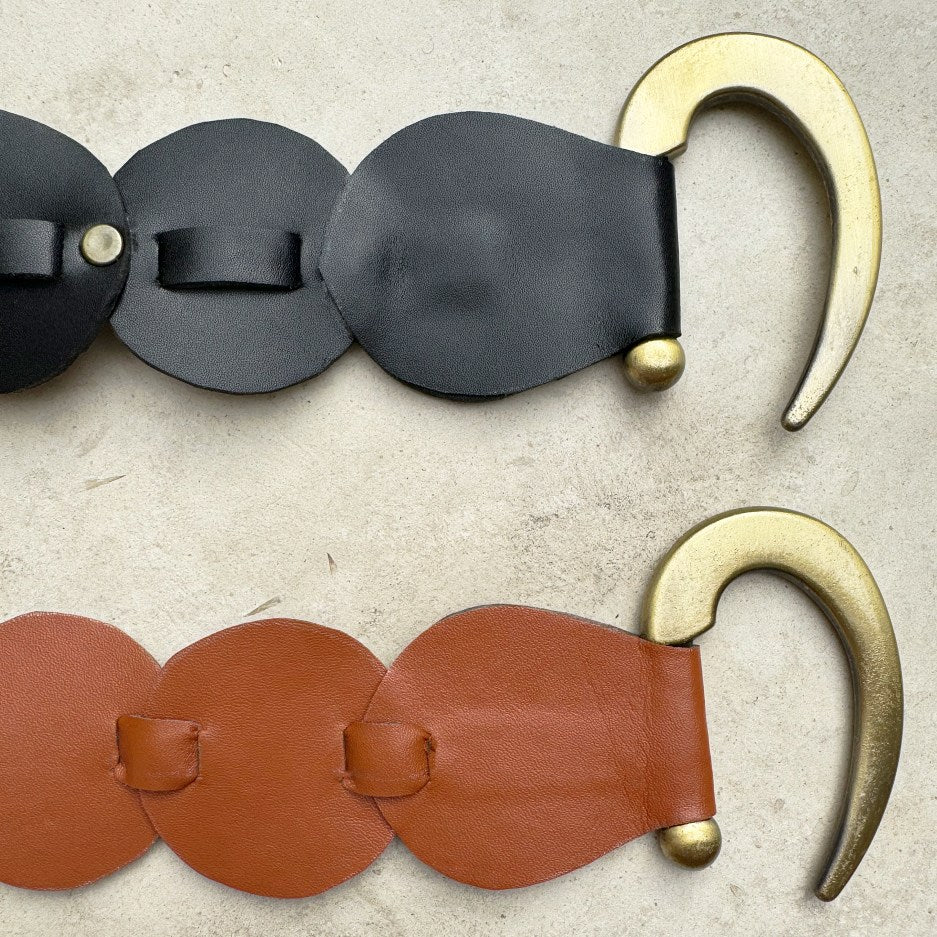 OLIVIA: Vegan Leather Belt - Two Colours