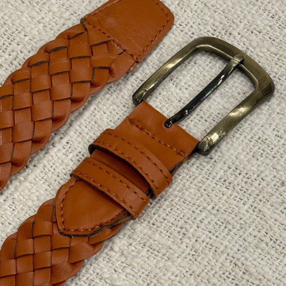 MAGGIE: Vegan Leather Braided Belt in 3 colours