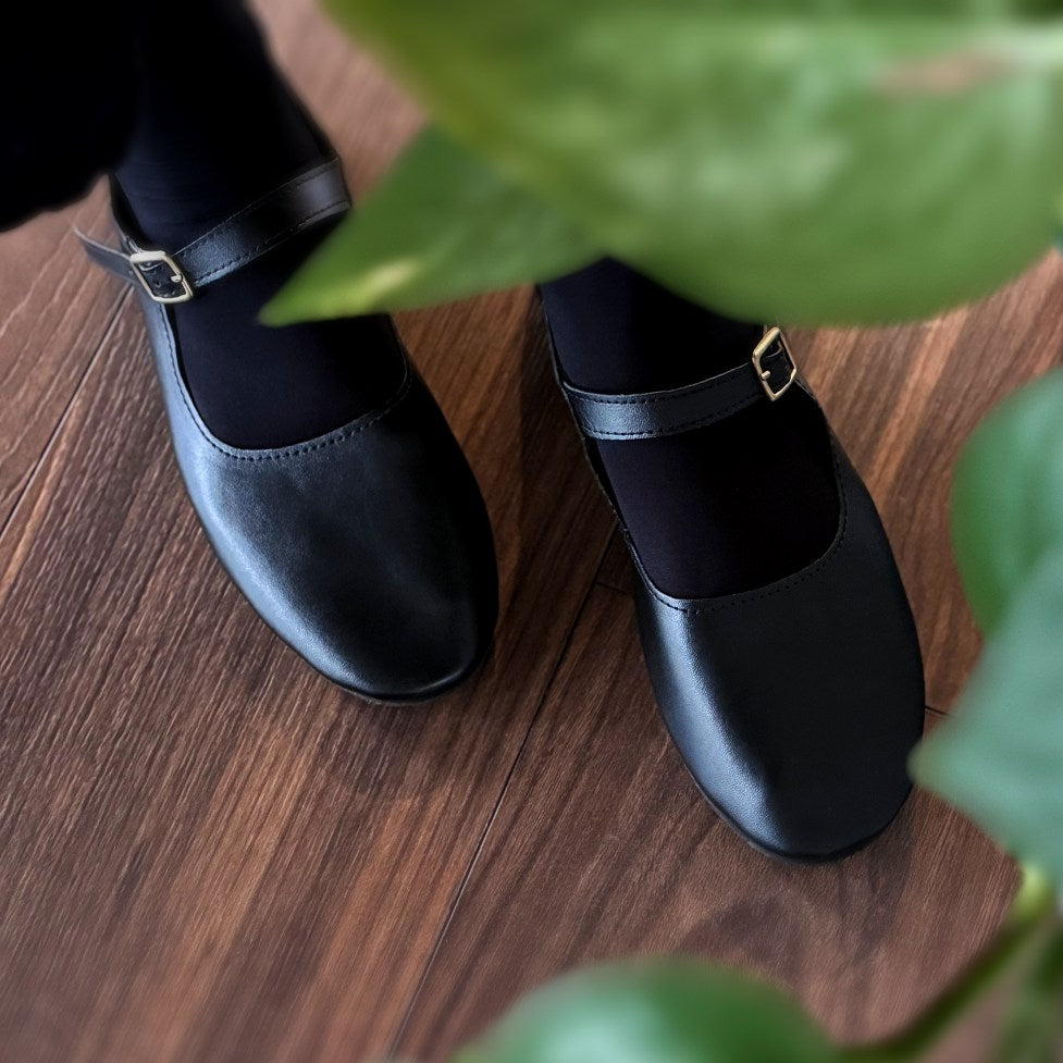EVIE: Vegan Leather Ballet Flats Fits: 35 | 36 | 41