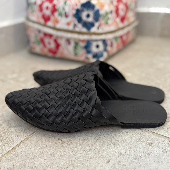 KYND2024: Vegan Leather Mules Black