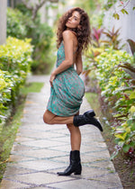 PAMELA Handmade Boots in Embroidered Black Vegan Eco Leather