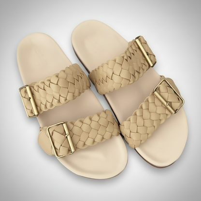 [Pre-order] MILEY: Vegan Leather Braided Sandals