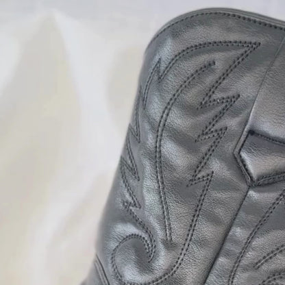 PAMELA: Vegan Leather Boots fits sz 35-40