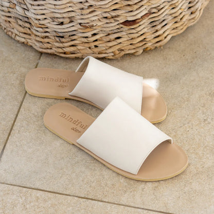 SAGE: Vegan Leather Slides fits sz: 36 | 39 | 41