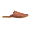 Mindful Steps Boutique Mules KYND Hand-Woven Mules in Tan Brown Vegan Leather