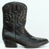 PAMELA Handmade Boots in Embroidered Black Vegan Eco Leather
